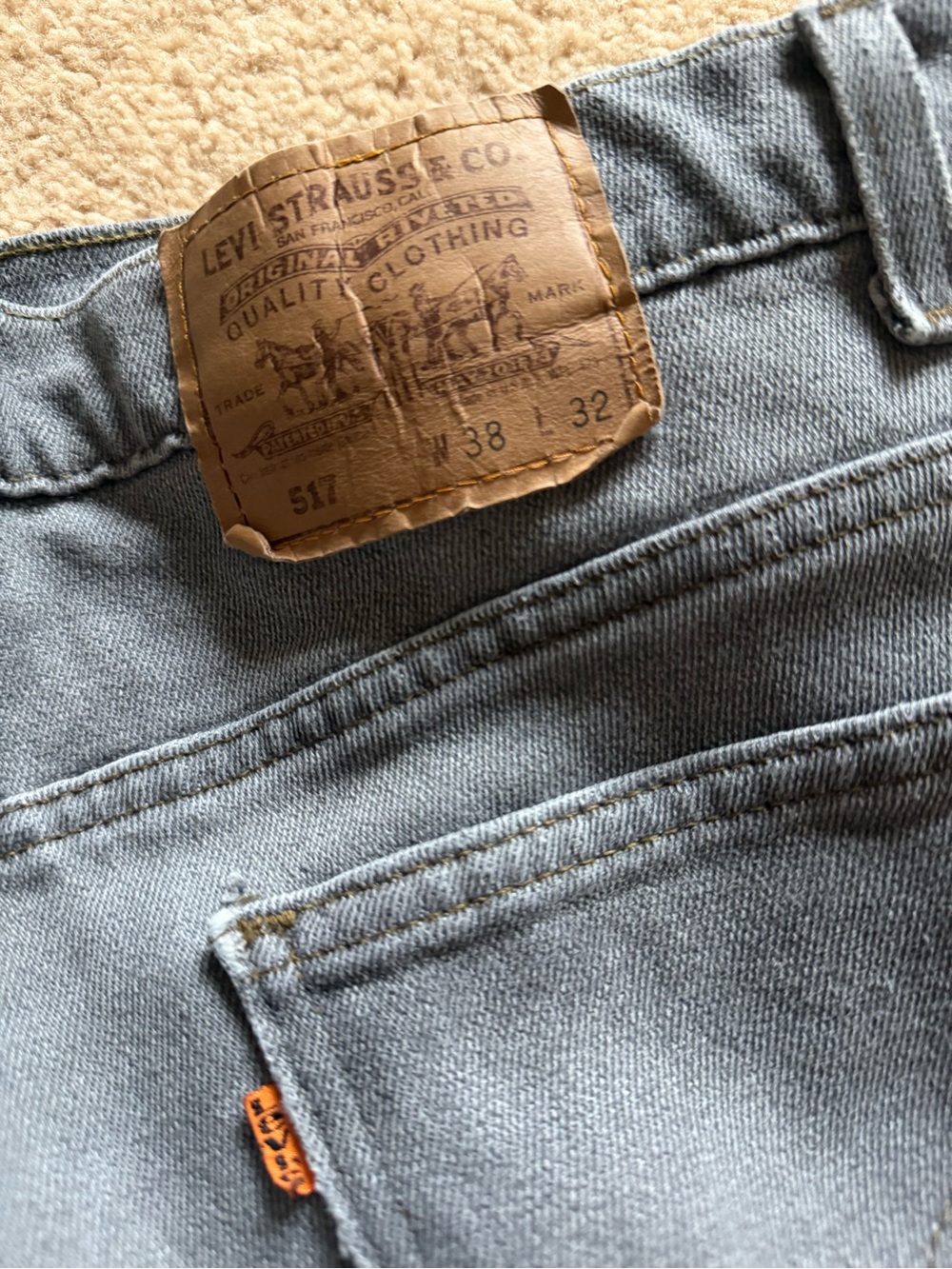 Vintage Orange Tab Levi's 517 - Picture 2 of 5